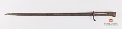 null Bayonet MAUSER model S98, straight blade of 51,7 cm, marked at the heel ERFURT,...