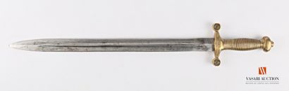 null Glaive de pompier ou de cantinière type 1855, lame de 46,8 cm, à double gorge,...