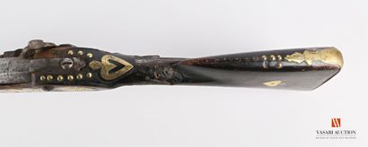 null Rifle resulting from a lawful model, lock with flint of 160 mm, transformed...