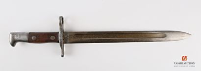 null Bayonet Schmidt-Rubin model 1889, straight blade 29,8 cm, signed at the heel...