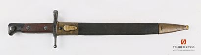 null Bayonet Carcano 1891, 30 cm straight bronzed blade, cruise stamped ROCCA 1941,...
