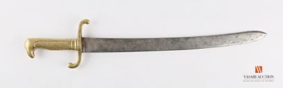 null Prussian Glaive type 1864, brass mounting with reversed cruise and fused brass...