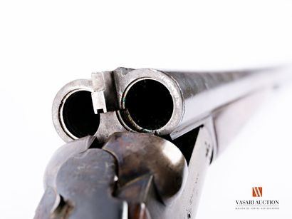 null Hammerless shotgun BERGERON St Etienne, model "STEPH", 68 cm side-by-side barrels...