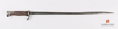 null MAUSER bayonet model S98, 52.2 cm straight blade, marked Simson & C° Suhl, wooden...