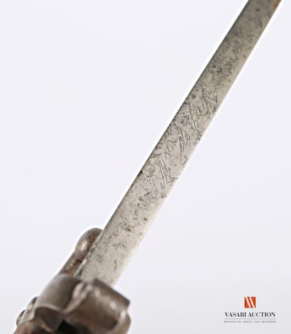 null Baïonnette Gras modèle 1874, lame de 52,3 cm, marque sur le dos « Mre de Steyr...