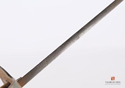 null Edge sword, yatagan blade of 57,7 cm, from a bayonet 1866, marked on the back...