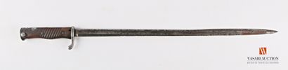 null MAUSER bayonet model S98, 51.2 cm straight blade, marked ERFURT on the heel,...