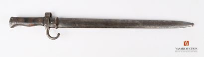 null Bayonet sword model 92, 400 mm straight blade, with throat, riveted plates,...
