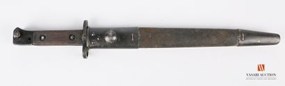 null Baïonnette britannique n°1 Mk III, lame de 30,5 cm, marquée GRI sous couronne...