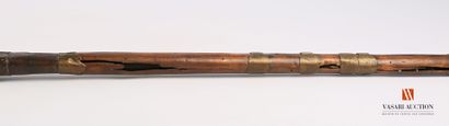 null moukala, octagonal barrel of 41 cm, lock with the Miquelet, enriched with engraved...