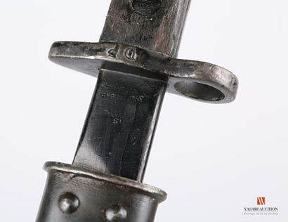 null Baïonnette britannique n°1 Mk III, lame de 30,5 cm, marquée GRI sous couronne...