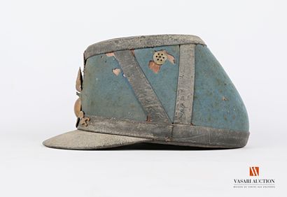 null Shako model 1872 of a cadet of the Ecole Spéciale Militaire, interior missing,...
