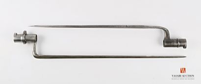 null Socket bayonet type 1847, blade 43 cm, socket 66 mm, 22 mm, wear, oxidation,...