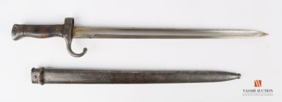 null Bayonet sword model 92, 400 mm straight blade, with throat, riveted plates,...