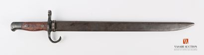 null Baïonnette Arizaka modèle 1897 type 30, lame droite de 39,4 cm, signée au talon...