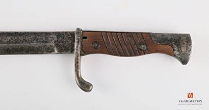 null Bayonets MAUSER model 98/05, blade carp tongue 36,5 cm, LT 49,5 cm, plates wood...