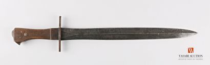null Sword type sabre of edge, blade of 57,5 cm, resulting from a sword 1831, marked...