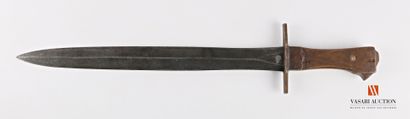 null Sword type sabre of edge, blade of 57,5 cm, resulting from a sword 1831, marked...