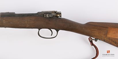 null Single shot bolt action hunting rifle, mechanism from a Steyr-Mannlicher type...