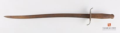 null Edge sword, yatagan blade of 57,5 cm, from a bayonet 1866, marked on the back...