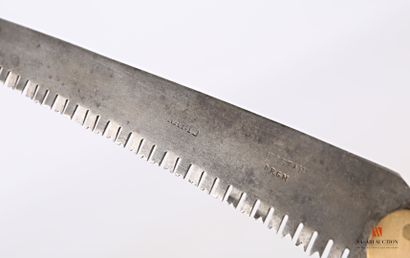 null Regulation pioneer saw, 32 cm straight blade, blade signed by a manufacturer...