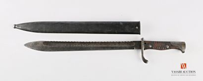 null German bayonet MAUSER model 98/05, pioneer model with 36 cm carp tongue blade...