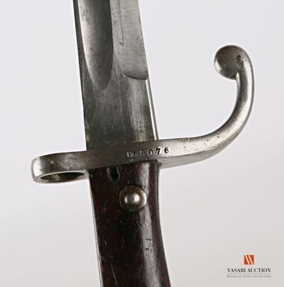 null Bayonet MAUSER system for Brazil, straight blade of 30,1 cm, marked on the heel...
