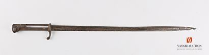 null Bayonet MAUSER model S98, straight blade of 51,7 cm, marked at the heel ERFURT,...