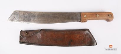 null Senegalese skirmisher's knife model 1916 (first type), 36 cm blade, riveted...