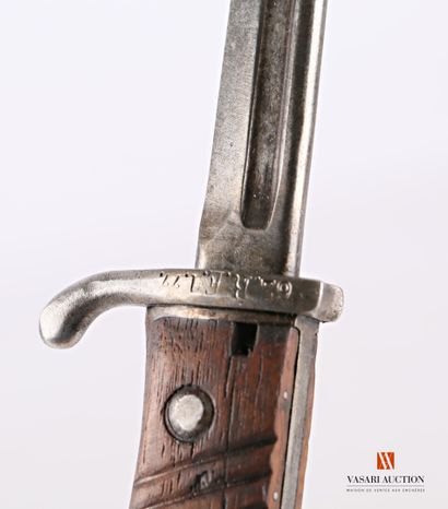null Bayonet MAUSER model S98, 52 cm straight blade, marked on the heel ERFURT and...