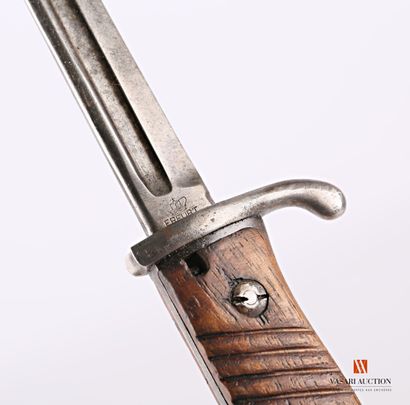 null Bayonet MAUSER model S98, 52 cm straight blade, marked on the heel ERFURT and...