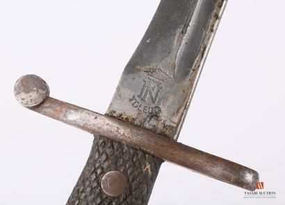 null Spanish bayonet-machete model 41, blade "bolo" of 25 cm, signed at the heel...