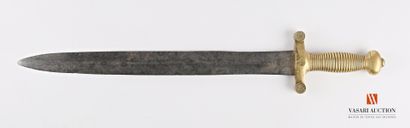 null Glaive d'infanterie modèle 1831, lame de 47,2 cm, marquée au talon Talabot Paris,...