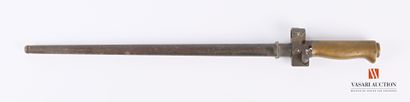 null Regulation bayonet model 1886 R.35, punched cruciform blade reduced to 34,7...