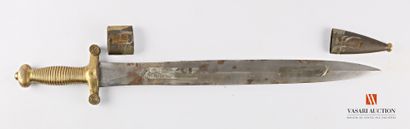 null Glaive d'infanterie modèle 1831, lame de 48,8 cm, marquée au talon Talabot Paris,...