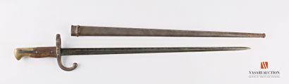 null Gras bayonet model 1874, blade of 52,3 cm, mark on the back "Mre de Steyr Mr...