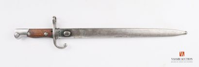 null Argentinian bayonet model 1909, straight blade of 400 mm, marked modelo argentino...