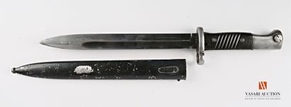 null Baïonnette MAUSER modèle 84/98, lame droite de 24,3 cm, datée 40 au talon (1940)...