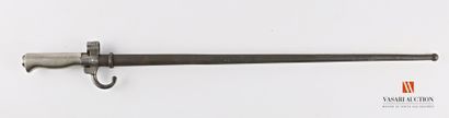 null LEBEL bayonet model 1886, 52 cm cruciform blade, nickel silver handle, quillon...