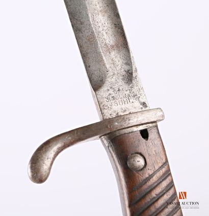 null German bayonet MAUSER model 98/05, blade carp tongue 36,6 cm, signed Simson...
