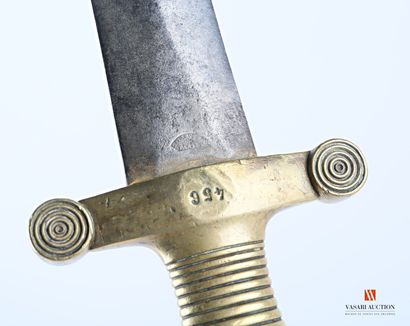null Infantry sword model 1831, blade 47,2 cm, marked Talabot Paris, brass handle,...