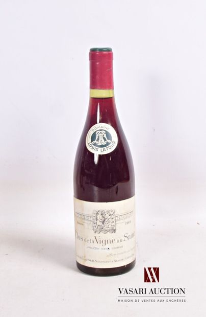 null 1 bouteille	CORTON Clos de la Vigne au Saint mise L. Latour nég.		1969

	Et....