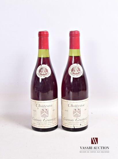 null 2 bouteilles	Château CORTON GRANCEY mise Dom. Louis Latour nég.		1966

	Et....