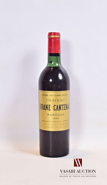 null 1 bouteille	Château BRANE CANTENAC	Margaux GCC	1966

	Bouteille probablement...