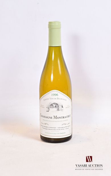 null 1 bouteille	CHASSAGNE MONTRACHET mise Michel Morey-Coffinet Vit.		1996

	Présentation,...