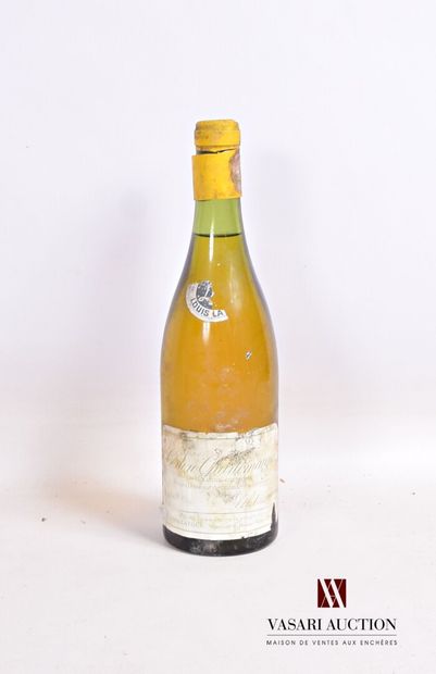 null 1 bouteille	CORTON CHARLEMAGNE mise Louis Latour nég.		1963

	Et. fanée, tachée...