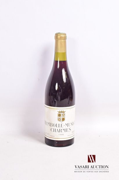 null 1 bouteille	CHAMBOLLE-MUSIGNY Charmes mise Nicolas		1966

	Et. un peu tachée....