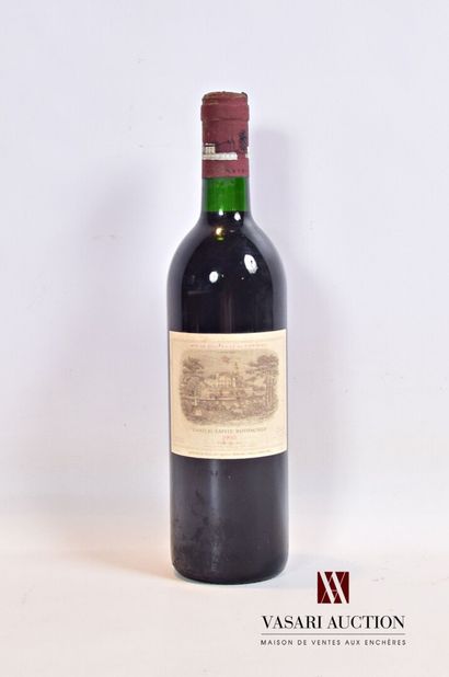 1 bouteille	Château LAFITE ROTHSCHILD	Pauillac...