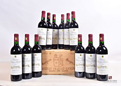 null 12 bouteilles	Château PRIEURÉ LICHINE	Margaux GCC	1995

	Présentation et niveau,...