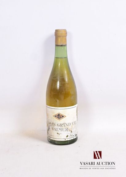 null 1 bouteille	CHABLIS GC Valmur mise Nicolas		1961

	Et. tachée et très usée (lisible)....